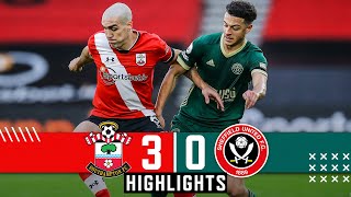 Southampton 30 Sheffield United  Premier League Highlights  Armstrong Adams amp Redmond goals [upl. by Libbey743]