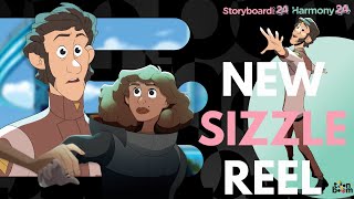 Storyboard Pro 24 and Harmony 24 Sizzle Reel  Impactful 2D3D Animated Content I The Cloud Train [upl. by Irem]