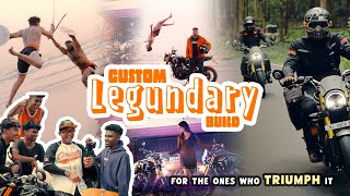 Change the game   Triumph  speed 400Legundary custombandidos pitstop cinematic video [upl. by Kreager]