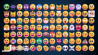 3D Emoji Meanings Part 1  Faces Smiles Affection Emotions  Fluent Emojis  English Vocabulary [upl. by Shifra377]