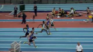 60m Sprint Heat 2  Birmingham Indoor Games [upl. by Rapsac]