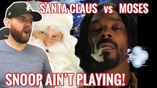 Industry Ghostwriter Reacts to Moses vs Santa Claus Epic Rap Battles of History SNOOP KILLED IT [upl. by Bozuwa852]