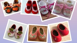 Baby homemade latest shoes designs children shoes designs [upl. by Sigismond]