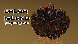 Minecraft Timelapse  Galor Island Server Spawn [upl. by Aserahs]