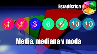 Media Mediana y Moda  Ejemplos y Ejercicios Resueltos  Medidas de Tendencia Central [upl. by Trabue]