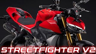 Ducati Streetfighter V2 2025 la más ligera de la historia ahora con el nuevo motor V2 de 890 cc [upl. by Hazelton83]