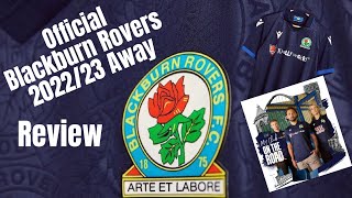 Official Blackburn Rovers 202223 Macron Away Shirt Jersey Review Totally Wicked The Championship [upl. by Peggi]