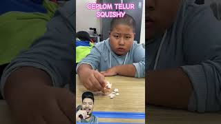 CEPLOK TELUR SQUISHY funny challeng comedy challenge prank [upl. by Eelarak61]