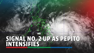 Wind rainfall storm surge What to expect as Pepito further intensifies  ABS CBN News [upl. by Sixela]