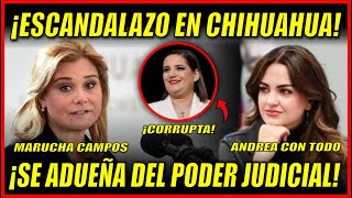 ¡¡ESCANDALAZO MARU CAMPOS DUEÑA DE PODER JUDICIAL EN CHIHUAHUA ¡PA COLMO AUMENTÓ TARIFA DE AGUA [upl. by Thorner]