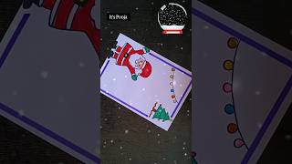 Christmas CardDIY Happy merry christmas greeting CardXmas card ideas shorts ytshorts viral [upl. by Ycrad]