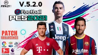 PATCH V520 FIFA 21 PES 2021 MOBILE NEW GRAPHICS ANDROID FULL LICENCE [upl. by Chevy245]