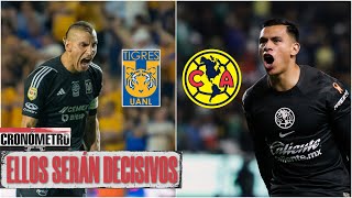 FINAL LIGUILLA LIGA MX Tigres UANL vs América todas LAS CLAVES del partido de ida  Cronómetro [upl. by Eluj127]