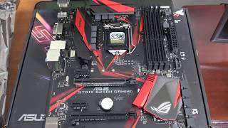 ASUS STRIX B250H GAMING Unboxing [upl. by Eob]