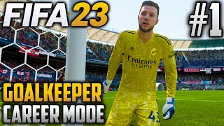 FIFA 23  Career Mode Goalkeeper  EP1  THE BALL STOPS HEREHOPEFULLY [upl. by Robison]