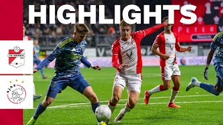 Highlights FC Emmen  Jong Ajax  Keuken Kampioen Divisie [upl. by Akiria947]