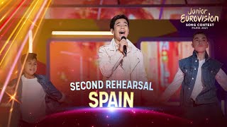 Levi Díaz  Reír  Second Rehearsal  Spain 🇪🇸  Junior Eurovision 2021 [upl. by Sami788]