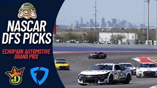 NASCAR COTA EchoPark Automotive Grand Prix Draftkings DFS Breakdown and Top Plays [upl. by Delogu]