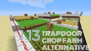 SIMPLE TrapdoorBased Crop Farm Design for Java 113 [upl. by Eerual169]