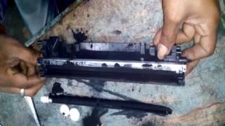 How to refill toner Cartridge Canon LBP 6030 printer [upl. by Leumek]