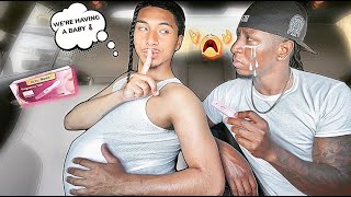 TELLING MY BOYFRIEND IM PREGNANT PRANK GONE WRONG [upl. by Siegfried]