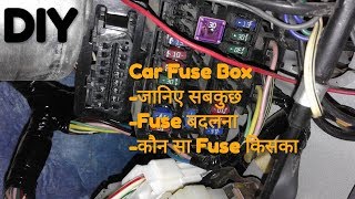 Understanding Fuse Box of Car  Hindi  DIYKnow Your Car [upl. by Secnarf]