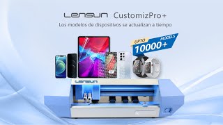 Plotter de Corte Protector de Pantalla Hidrogel Lensun CustomizPro [upl. by Ramirol]