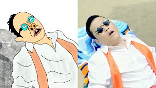 Gangnam style drawing meme  PSY  drawing art meme [upl. by Harv]