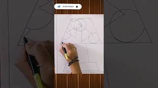 How to draw design for elementary and intermediate drawing grade exam shorts drawing satisfying [upl. by Royall]