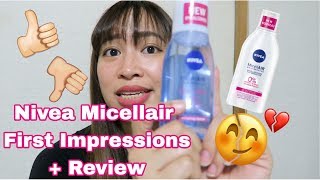 Nivea MicellAIR Review  First Impressions [upl. by Jeffy]