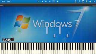 WINDOWS 7 SOUNDS IN SYNTHESIA [upl. by Gessner]