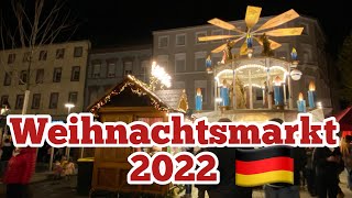 Christmas Market Kaiserslautern 2022  Weihnachtsmarkt  Walking Tour [upl. by Attekram860]