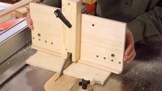 Table saw dovetail jig build 12 [upl. by Eleon]