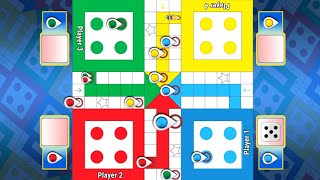 Ludo game in 4 players  Ludo king 4 players  SR95 GAMING [upl. by Akimaj593]