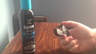 Zippo blu lighter review [upl. by Nnylyrehc]