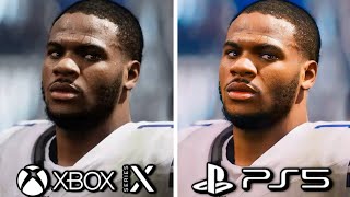 Madden NFL 25 PS5 vs Xbox Series X Graphics Comparison [upl. by Dewain]