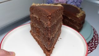 Stari recept za tortu iz šerpe💥Nema filovanja samo se zalije iz kutlače❗️Brzo i lakoChocolate cake [upl. by Nico]