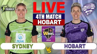 🔴Live Hobart Hurricanes vs Sydney Thunder  4th Match  Live Cricket Score amp Commentary [upl. by Attennyl]