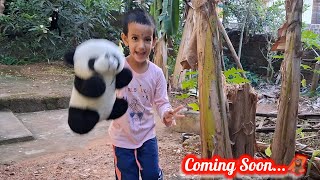 Kids Toys in Garden ବଗିଚାରେ ପିଲାମାନଙ୍କର ଖେଳନା How to find kids Toy  Bagan Me bache logo ka Khilona [upl. by Onaimad]