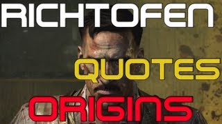 All Richtofen Quotes  Origins [upl. by Arjan]