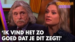 Roxane tegen Johan Ik vind het zo goed dat je dit zegt  VANDAAG INSIDE [upl. by Jala]