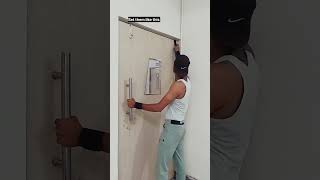 How to do rope pull down with resistance band back homeworkout fitness shorts workout pulldown [upl. by Luella689]