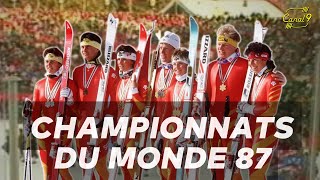 Les archives de Canal9 cérémonie douverture des Championnats du monde de ski alpin 1987 [upl. by Lewap802]