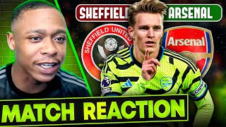 ANOTHER PREMIER LEAGUE SMOKED  Sheffield UTD 06 Arsenal Reaction [upl. by Toomin55]