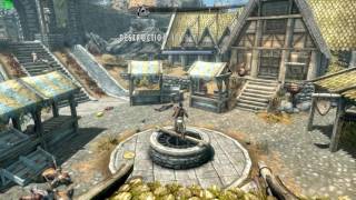 Skyrim Special Edition Physics Uncapped Fps Test With ini edit [upl. by Zenas567]