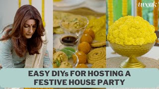 Easy festive home decor DIYs and hacks with Twinkle Khanna  Spacelift  Tweak India [upl. by Rriocard]