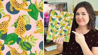 How I Make Seamless Repeat Patterns for Print Products [upl. by Mata904]