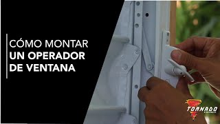 Cómo instalar un operador de ventana [upl. by Abihsot305]