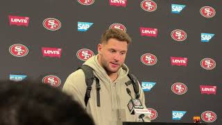 Hilarious ending to Nick Bosa’s 49ersPackers interview [upl. by Yentrok12]