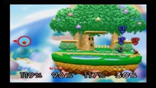 Super Smash Bros N64 PAL  2vs2 Team Battle [upl. by Nakashima]